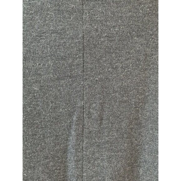 Studio 0001 by Ferre Dark Gray 100% Wool Turtleneck Velvet Trim Sweater 10 - Picture 7 of 12